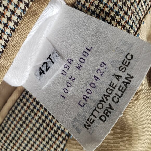 Peter Millar 42T Houndstooth Sport Coat Blazer - Picture 8 of 11